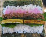 うまっ！さんま缶で簡単巻寿司（恵方巻に）作り方5写真