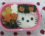 キティちゃん☆キャラ弁☆作り方4写真