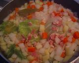 コロコロ野菜スープのロールキャベツ作り方5写真