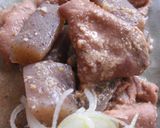 もつのにんにく辛味噌煮作り方7写真