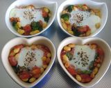お豆とブロッコリーのトマトココット作り方7写真
