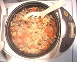●麺つゆだけで☆鶏ごぼうの炊き込みご飯●作り方3写真