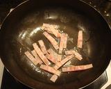 きのことベーコンの★ナポリタン★パスタ★作り方3写真