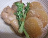 ☆簡単！手羽元と大根の味噌しょう油煮☆作り方5写真