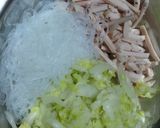 鶏ハムで白菜サラダ♡作り方3写真