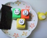 うずら卵でワンポイント寅さん★作り方6写真