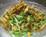 フライド牛蒡と水菜のパリパリサラダ♬作り方7写真