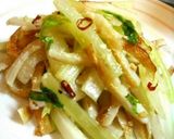 セロリとちくわdeペペロンチーノ☆作り方6写真