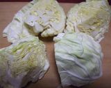 タジン鍋で☆キャベツとウインナの蒸し煮☆作り方1写真