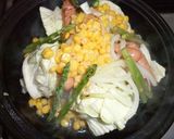 タジン鍋で☆キャベツとウインナの蒸し煮☆作り方5写真