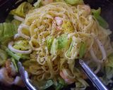 海老とイカのピリ辛にんにく塩だれパスタ。作り方13写真