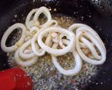 海老とイカのピリ辛にんにく塩だれパスタ。作り方9写真