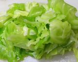 キャベツと焼き油揚げの胡麻和え作り方3写真