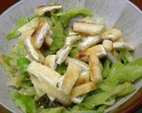 キャベツと焼き油揚げの胡麻和え作り方5写真