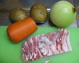 簡単豚バラの塩じゃが(バター風味)作り方1写真