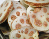 蓮根挟み揚げ♪　～ハンバーグのタネで～作り方3写真