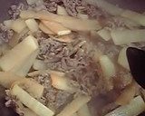 牛コマ肉と大根のオイスターソース炒め作り方5写真