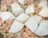 厚揚げと大根の味噌そぼろ煮作り方2写真