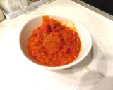 トマトソースパスタ＋セミドライトマト作り方2写真