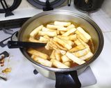 豚バラのカレーうどん　餅入り巾着入り作り方12写真