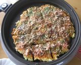 白菜で！？ジャンボお好み焼き作り方4写真