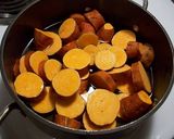 さつまいものオレンジ煮作り方3写真