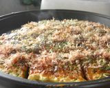 白菜で！？ジャンボお好み焼き作り方5写真
