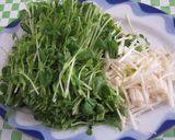 豆腐入り豆苗とベーコンのオイスター炒め作り方2写真