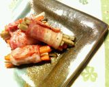 ✿きんぴらコンビの❀ベーコン巻き✿作り方5写真
