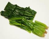 ほうれん草とエノキのサッパリ梅肉和え作り方2写真