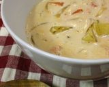 ポテトと明太子の豆乳クリームパスタ作り方6写真