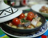 タジン鍋でシャケじゃが作り方4写真