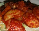 韓国風ピリ辛チキン∈(・е・)∋作り方4写真