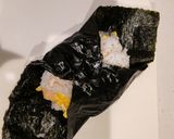 明太子マヨ、卵、鮭のランランおにぎらず作り方4写真