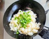 ガーリック炒飯炒り卵のせ作り方5写真
