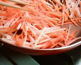 大根の皮とにんじんのキンピラ♪作り方2写真