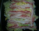 簡単！白菜と三枚肉の蒸し物作り方5写真