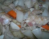 ♫手羽元と根菜の炒り煮♫作り方7写真