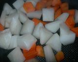 ♫手羽元と根菜の炒り煮♫作り方5写真