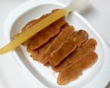 ♥離乳食中期~苺バナナのデザートおやき♥作り方6写真