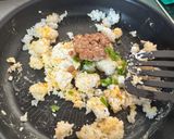 ミョウガの納豆チャーハン作り方3写真