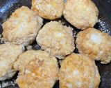高野豆腐でかさ増しチキン和バーグ作り方6写真