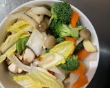 お一人様ピリ辛味噌味根菜たっぷり野菜炒め作り方12写真