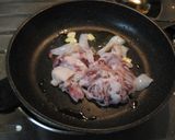 カジキのソテー　烏賊バジルソース作り方4写真