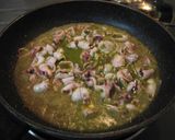 カジキのソテー　烏賊バジルソース作り方5写真