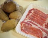 ♡豚じゃが（,,,･（00）･）ﾌﾞﾋ♡作り方1写真