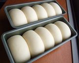 パウンド型で♪ふんわりしっとりミニ食パン作り方3写真