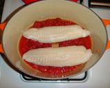 簡単！美味しい白身魚のコンソメトマト煮♪作り方1写真