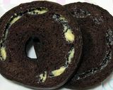 ベーグル★ブラックココア＆ホワイトチョコ作り方13写真