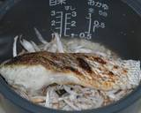 鯛と新牛蒡の炊きこみご飯作り方4写真